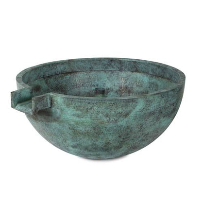 Atlantic 30" Hammered Brass Bowl - 4" Spillway