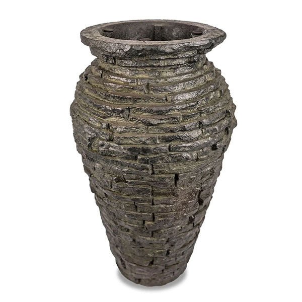 Aquascape Mini Stacked Slate Urn 13"