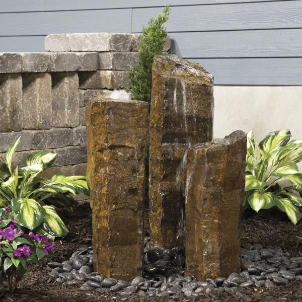 Atlantic 3 pc. Natural Basalt Kit Columns - 18/24/30