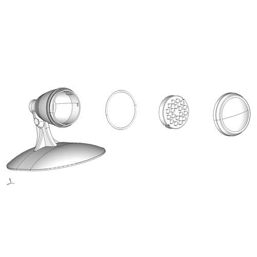 Atlantic 3 Pack - 2 Watt Warm White LED Pond Light Kit