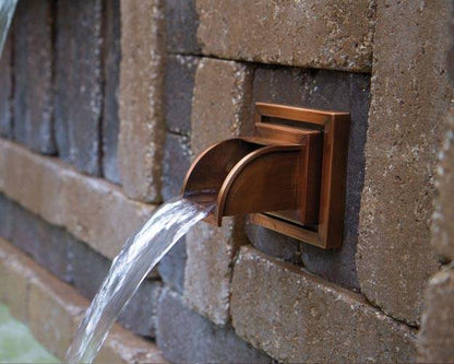 Atlantic Copper Finish Mantova Wall Spout