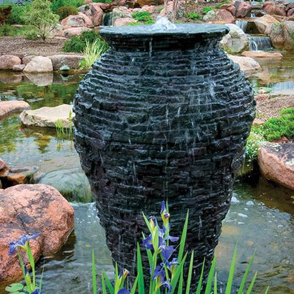 Aquascape Extra Small Stacked Slate Urn 24"