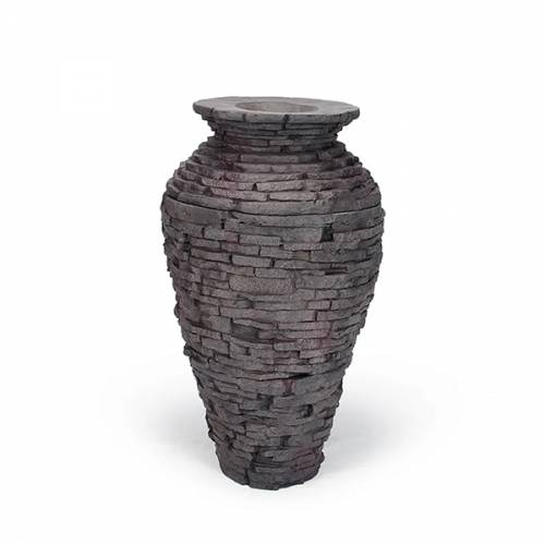 Aquascape Mini Stacked Slate Urn 13"