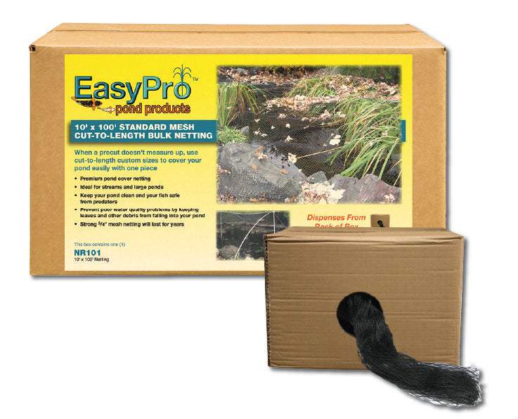 EasyPro 30' X 100' Boxed Premium Pond Cover Netting 3/4"